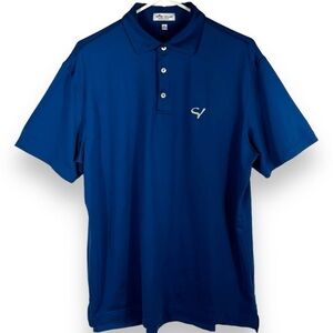 Peter Millar Crown Sport Summer Comfort Robin Performance Polo, Royal Blue, M